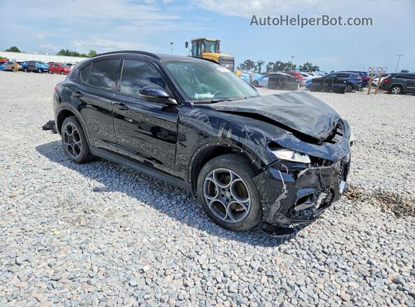 ZASFAKPN8J7B79599 2018 ALFA ROMEO STELVIO Black წინა მარჯვენა