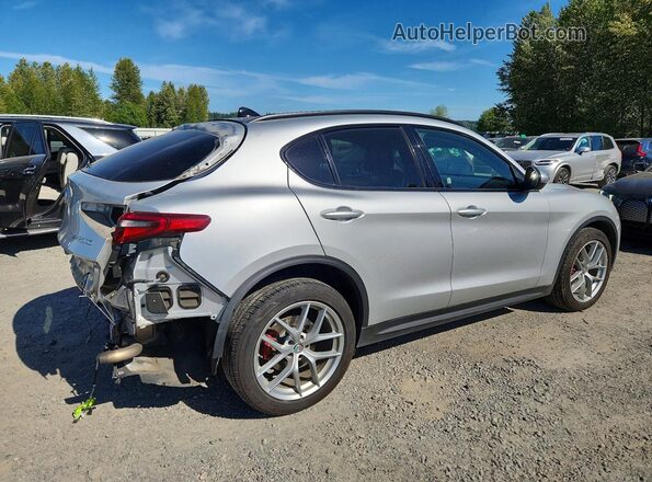 ZASFAKPN9J7B96878 2018 ALFA ROMEO STELVIO Silver Задня права чверть