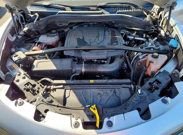 ZASPAJAN0M7D09614 2021 ALFA ROMEO STELVIO Silver Engine compartment view
