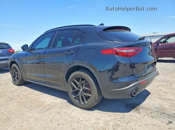 ZASPAJAN1K7C71002 2019 ALFA ROMEO STELVIO Black უკანა მარცხენა