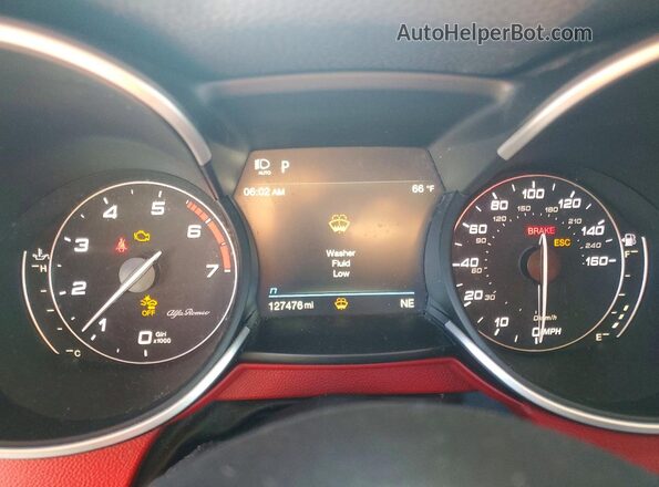 ZASPAJAN1L7C90960 2020 ALFA ROMEO STELVIO White Вид щитка приладів