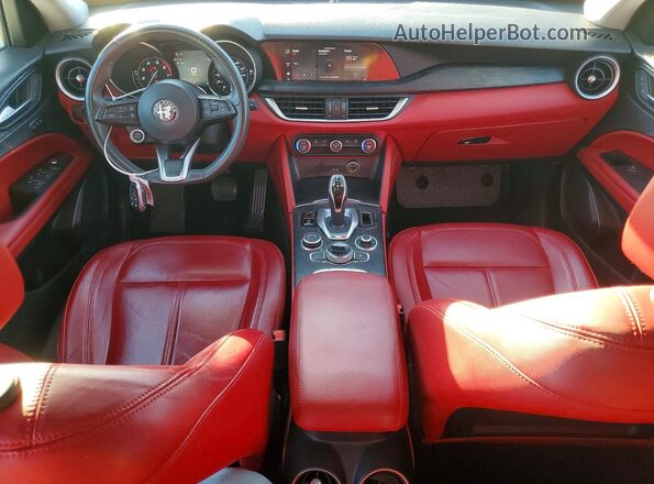 ZASPAJAN1L7C90960 2020 ALFA ROMEO STELVIO White Вид панелі приладів