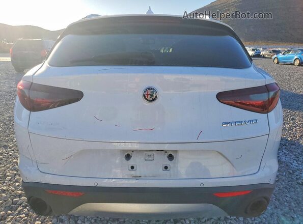 ZASPAJAN1L7C90960 2020 ALFA ROMEO STELVIO White Вид ззаду