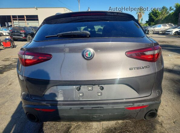 ZASPAJAN2L7C74055 2020 ALFA ROMEO STELVIO Серый Вид сзади