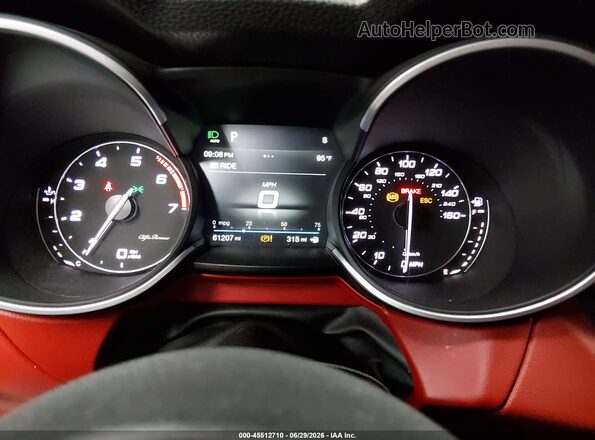 ZASPAJAN3K7C70823 2019 ALFA ROMEO STELVIO White უკანა სავარძლების ხედი