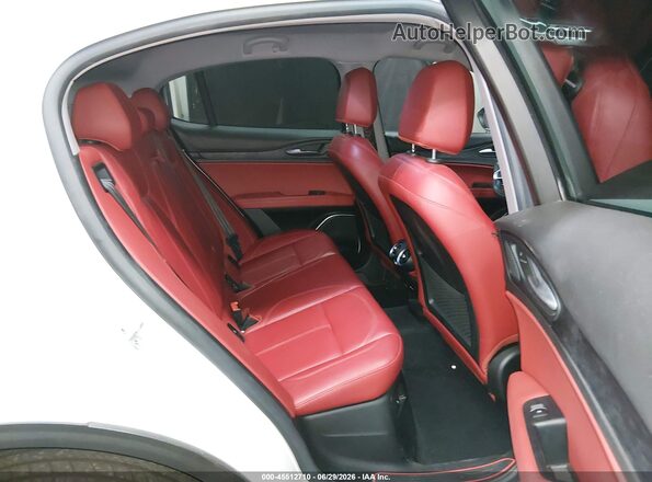 ZASPAJAN3K7C70823 2019 ALFA ROMEO STELVIO White VIN კოდის სტიკერის ხედი