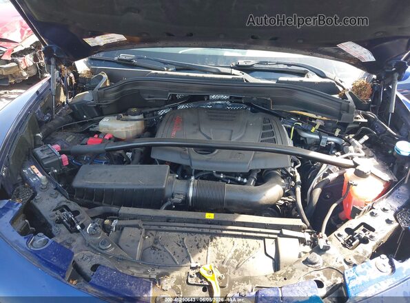 ZASPAJAN4K7C36227 2019 ALFA ROMEO STELVIO Blue უკანა ხედი
