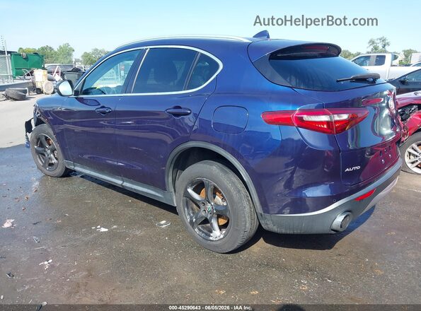 ZASPAJAN4K7C36227 2019 ALFA ROMEO STELVIO Blue უკანა მარცხენა