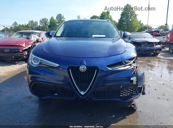 ZASPAJAN4K7C36227 2019 ALFA ROMEO STELVIO Blue ხელსაწყოთა პანელის ხედი