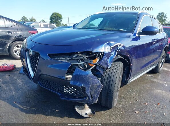 ZASPAJAN4K7C36227 2019 ALFA ROMEO STELVIO Blue წინა ხედი