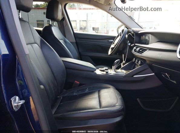 ZASPAJAN4K7C36227 2019 ALFA ROMEO STELVIO Blue წინა სალონის ხედი