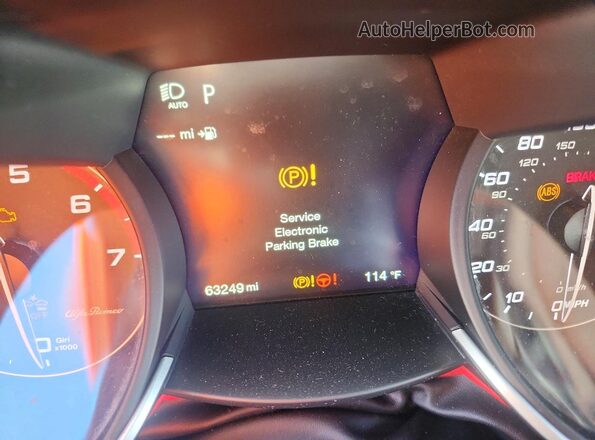 ZASPAJAN4L7C90922 2020 ALFA ROMEO STELVIO Black Vista del cuadro de instrumentos