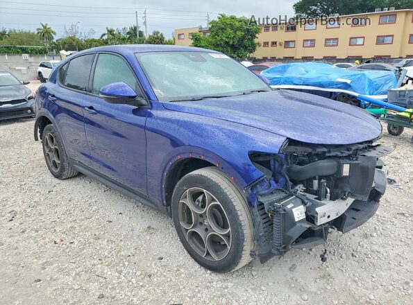 ZASPAJAN4P7D50509 2023 ALFA ROMEO STELVIO Blue Delantero derecho