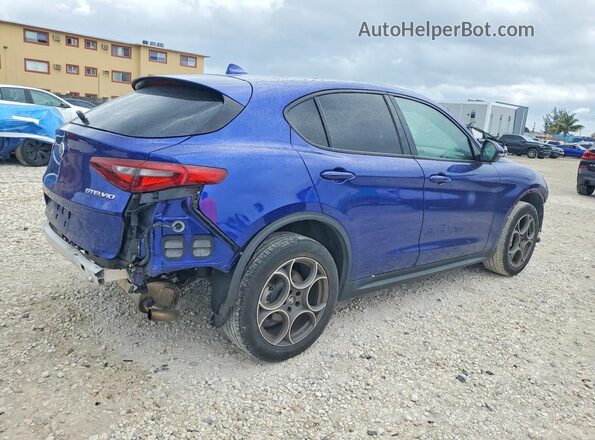 ZASPAJAN4P7D50509 2023 ALFA ROMEO STELVIO Blue Trasero derecho