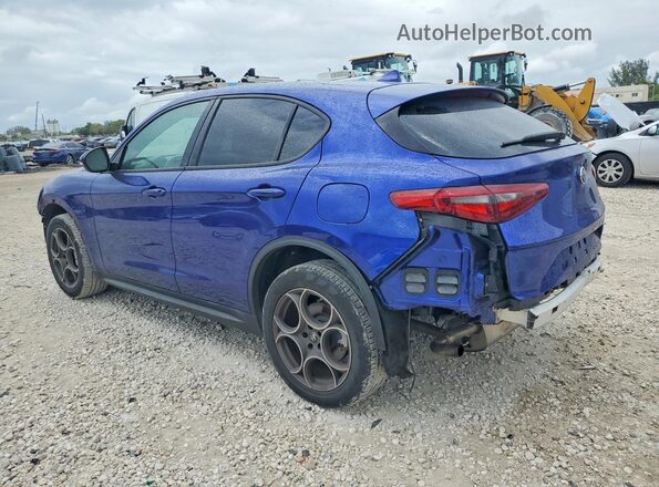 ZASPAJAN4P7D50509 2023 ALFA ROMEO STELVIO Blue Trasero izquierdo