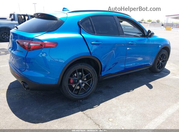 ZASPAJAN5K7C48774 2019 ALFA ROMEO STELVIO Blue Tył prawy