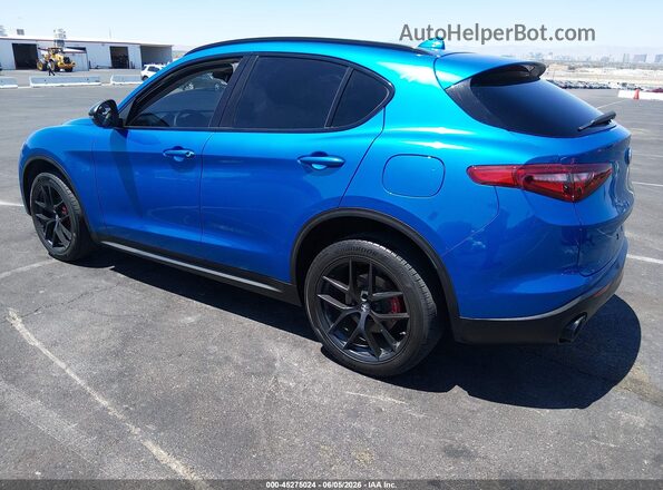 ZASPAJAN5K7C48774 2019 ALFA ROMEO STELVIO Blue Tył lewy