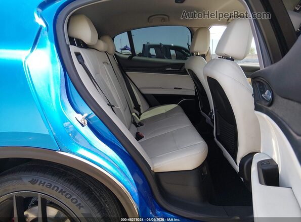 ZASPAJAN5K7C48774 2019 ALFA ROMEO STELVIO Blue Widok naklejki z numerem VIN