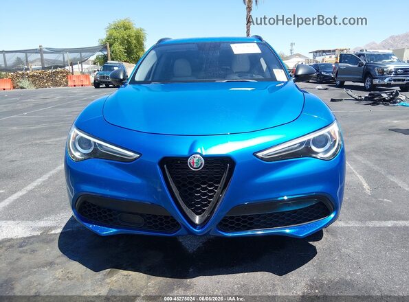 ZASPAJAN5K7C48774 2019 ALFA ROMEO STELVIO Blue Widok zestawu wskaźników