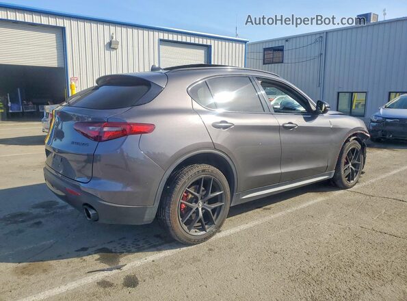 ZASPAJAN5L7C93926 2020 ALFA ROMEO STELVIO Gray Trasero derecho