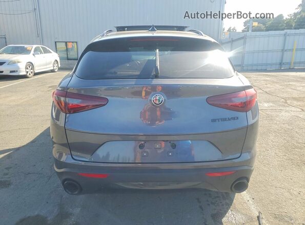 ZASPAJAN5L7C93926 2020 ALFA ROMEO STELVIO Gray Vista trasera