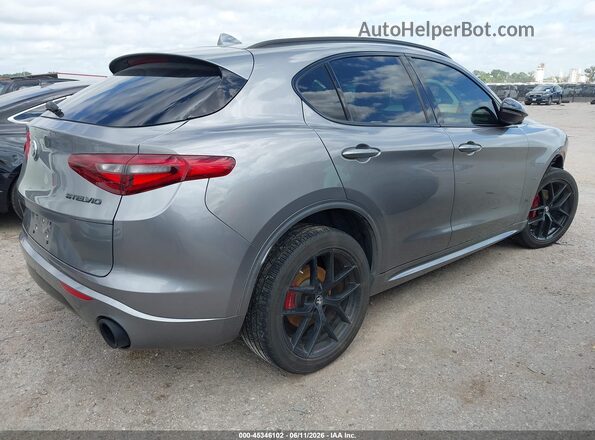 ZASPAJANXL7C86213 2020 ALFA ROMEO STELVIO Gray Trasero derecho