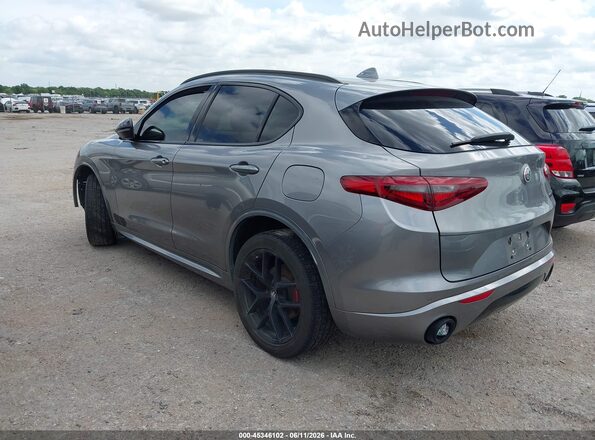 ZASPAJANXL7C86213 2020 ALFA ROMEO STELVIO Gray Trasero izquierdo