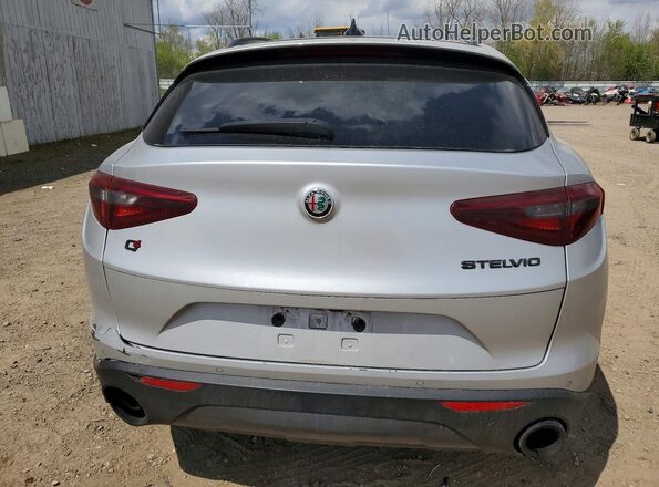 ZASPAKAN2K7C32151 2019 ALFA ROMEO STELVIO Silver Vista trasera