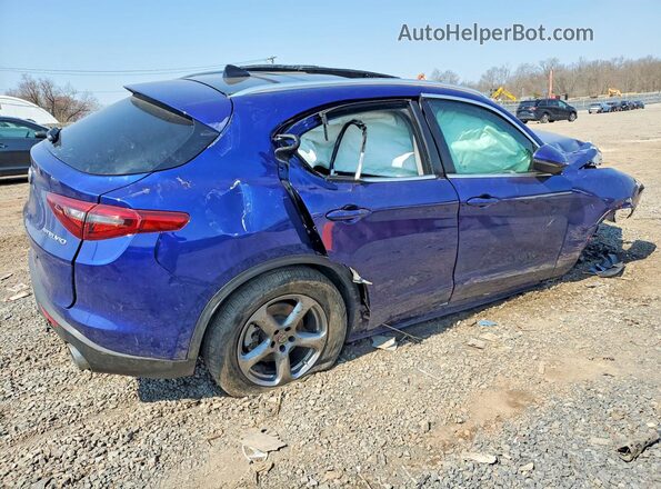ZASPAKAN3M7D18507 2021 ALFA ROMEO STELVIO Blue Trasero derecho