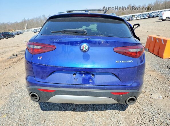 ZASPAKAN3M7D18507 2021 ALFA ROMEO STELVIO Blue Vista trasera