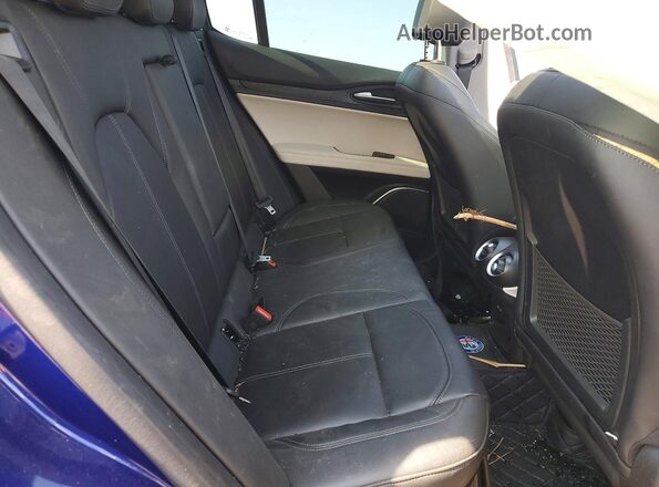 ZASPAKAN3M7D18507 2021 ALFA ROMEO STELVIO Blue Vista interior trasera