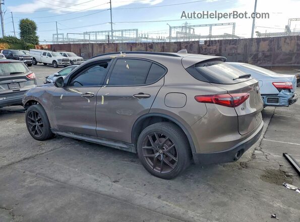 ZASPAKAN5K7C32788 2019 ALFA ROMEO STELVIO Коричневый Задняя левая четверть