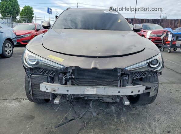 ZASPAKAN5K7C32788 2019 ALFA ROMEO STELVIO Коричневый Вид спереди