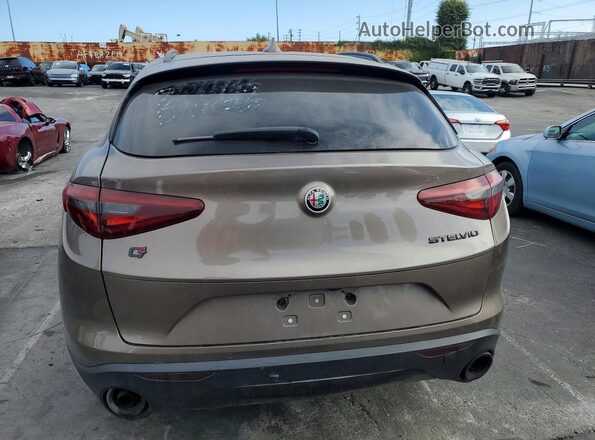 ZASPAKAN5K7C32788 2019 ALFA ROMEO STELVIO Коричневый Вид сзади