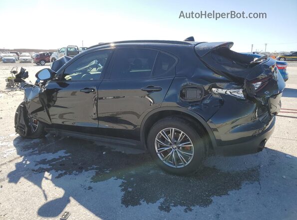 ZASPAKAN5R7D77436 2024 ALFA ROMEO STELVIO Black Հետևի ձախ