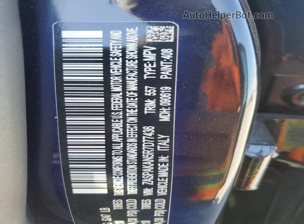 ZASPAKAN5R7D77436 2024 ALFA ROMEO STELVIO Black Սալոնի 360 աստիճան տեսք