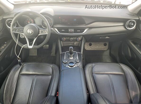 ZASPAKAN6K7C33125 2019 ALFA ROMEO STELVIO White წინა პანელის ხედი