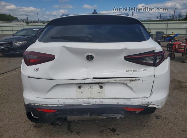 ZASPAKAN6K7C33125 2019 ALFA ROMEO STELVIO White უკანა ხედი