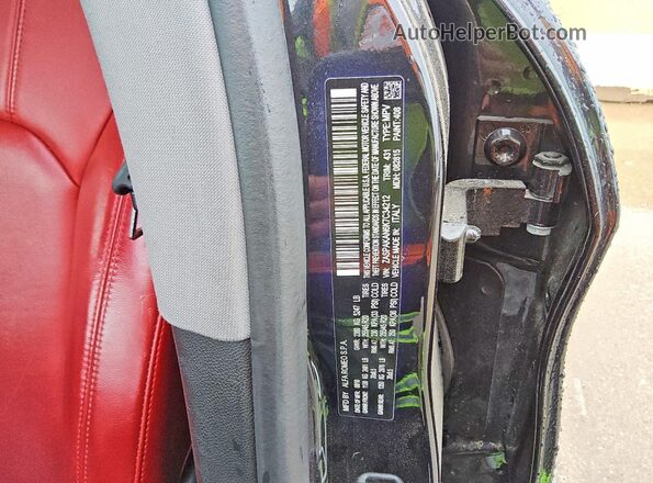 ZASPAKAN6K7C34212 2019 ALFA ROMEO STELVIO Black Widok naklejki z numerem VIN
