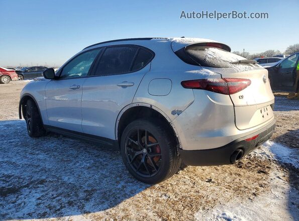 ZASPAKAN7L7C90712 2020 ALFA ROMEO STELVIO Серебряный Задняя левая четверть