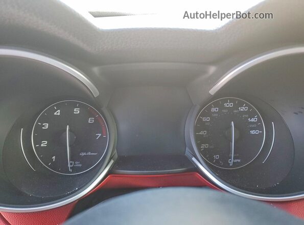 ZASPAKAN7L7C90712 2020 ALFA ROMEO STELVIO Серебряный Вид щитка приборов