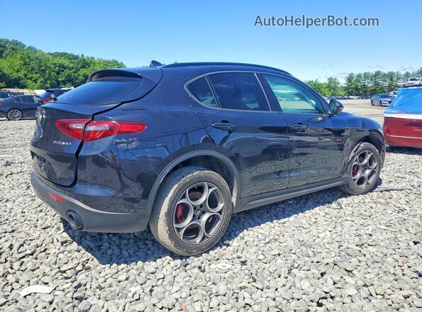 ZASPAKAN9N7D30629 2022 ALFA ROMEO STELVIO Black Հետևի աջ