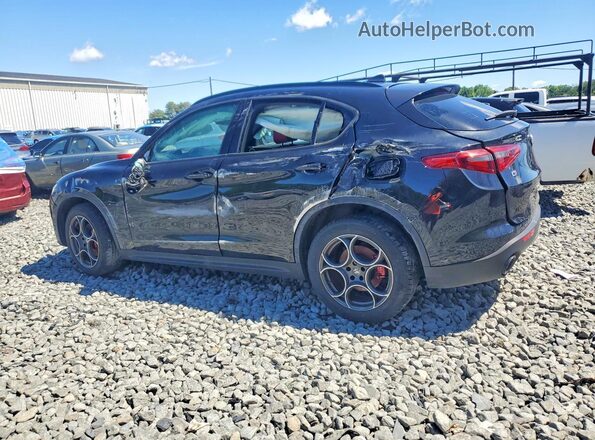 ZASPAKAN9N7D30629 2022 ALFA ROMEO STELVIO Black Հետևի ձախ