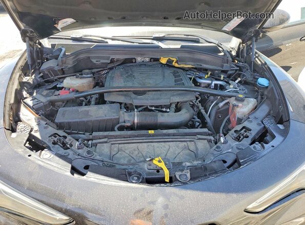 ZASPAKANXK7C41468 2019 ALFA ROMEO STELVIO Black Շարժիչի բաժամունքի տեսք