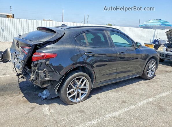 ZASPAKANXK7C41468 2019 ALFA ROMEO STELVIO Black Հետևի աջ