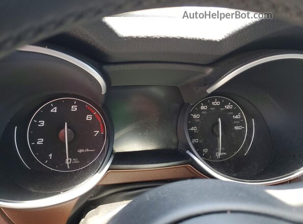 ZASPAKANXK7C41468 2019 ALFA ROMEO STELVIO Black Սարքավորումների վահանակի տեսք