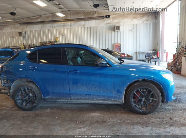 ZASPAKBN0K7C50954 2019 ALFA ROMEO STELVIO Blue Widok wnętrza z tyłu
