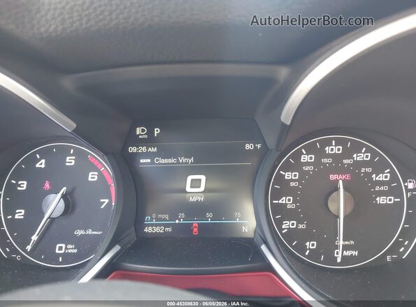 ZASPAKBN0L7C75578 2020 ALFA ROMEO STELVIO Black Vista de los asientos traseros