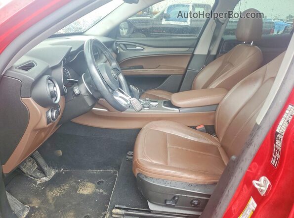 ZASPAKBN0L7C84068 2020 ALFA ROMEO STELVIO Red წინა სალონის ხედი