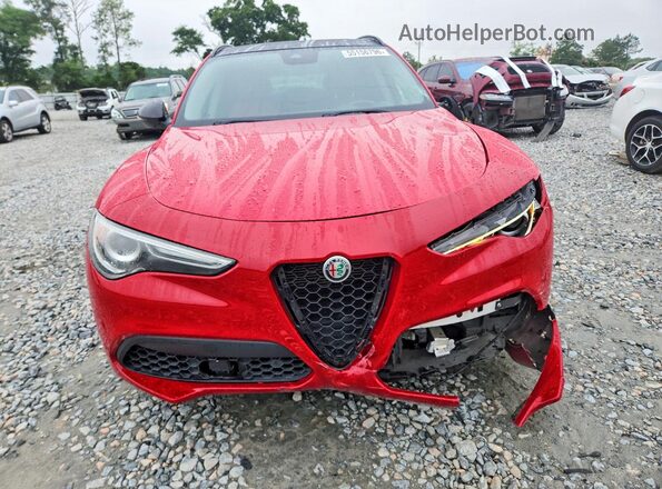 ZASPAKBN0M7D12159 2021 ALFA ROMEO STELVIO Red Vista frontal